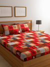 144 TC Multicolour Bedsheet with 2 Pillow Covers