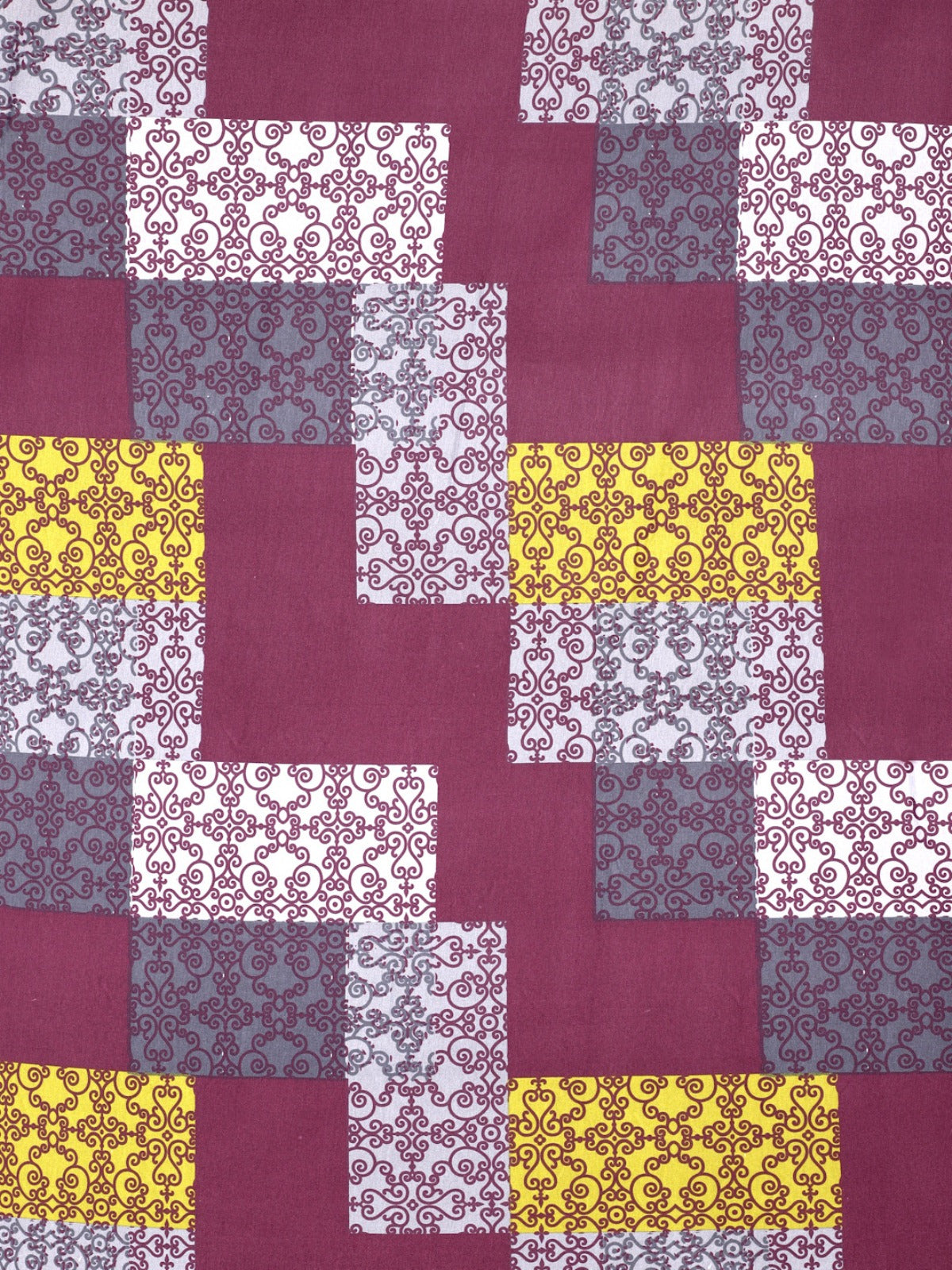 144 TC Multicolour Bedsheet with 2 Pillow Covers