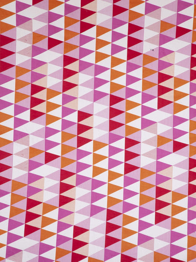 Pink & Red 210 TC Bedsheet with 2 Pillow Covers