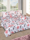 Off White Bedding Set 1 Bedsheet with 2 Pillow Covers and Cushion Covers and Ac Comforter