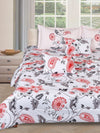 Off White Bedding Set 1 Bedsheet with 2 Pillow Covers and Cushion Covers and Ac Comforter