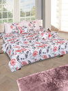 Off White Bedding Set 1 Bedsheet with 2 Pillow Covers and Cushion Covers and Ac Comforter