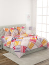 Multicolor 6 Pcs Check Patterned 210 GSM Bedding Set