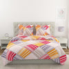 Multicolor 6 Pcs Check Patterned 210 GSM Bedding Set