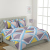 Multicolor 6 Pcs Geometric Patterned 210 GSM Bedding Set