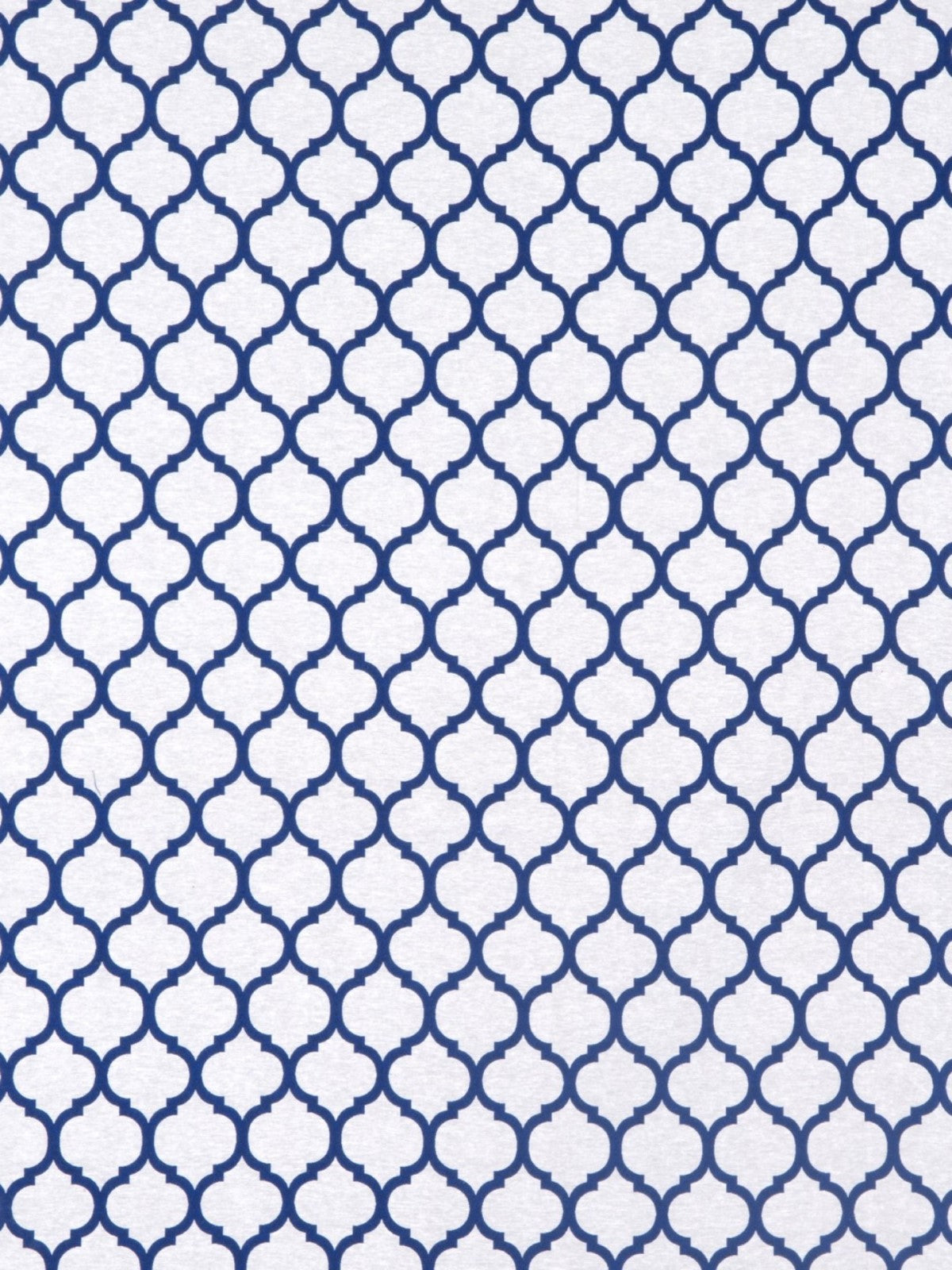 Blue & Off White Double Bed Cover with 2 Pillow Covers