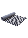 Grey & Black 22 inch x 55 inch Geometric Patterned Bed Runner