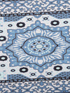 Blue Polyester Bed Runner