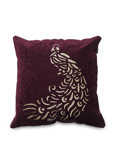 Purple Set of 5 Velvet 16 Inch x 16 Inch Cushion Covers