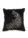 Black Set of 5 Velvet 16 Inch x 16 Inch Cushion Covers