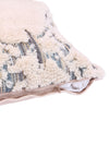 Cream & Blue Set of 2 Cushion Covers