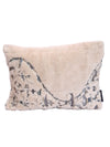 Cream & Blue Set of 2 Cushion Covers