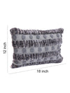 Grey Set of 2 Cushion Covers