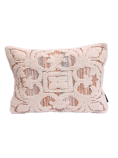 Multicolor Set of 2 Wool Tufted 12 Inch x 18 Inch Cushion Covers