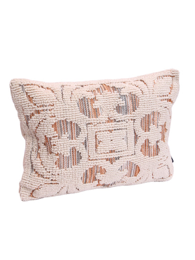 Multicolor Set of 2 Wool Tufted 12 Inch x 18 Inch Cushion Covers