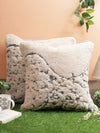 Beige Set of 2 Cushion Covers