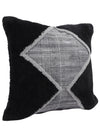 ROMEE Black ZigZag Printed Cushion Covers Set of 2