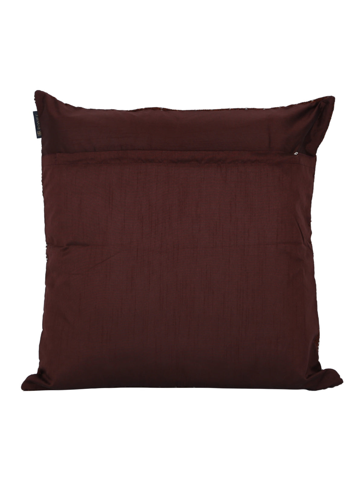 Coffee Brown Set of 2 Cushion Covers 24x24 Inch