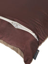 Brown and Beige Set of 2 Cushion Covers 24x24 Inch