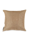 Soft Jute Polyester Fabric Solid Cushion Covers 16x16 Set of 5 - Beige