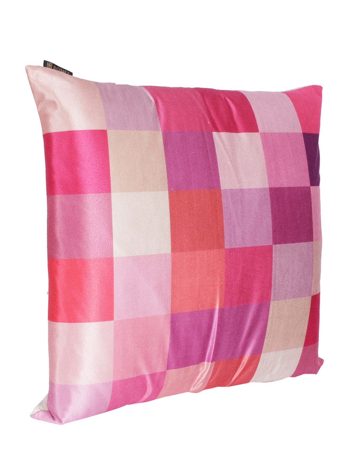 Pink and Red Set of 2 Cushion Covers 24x24 Inch