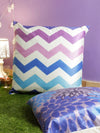 Blue and White Set of 2 Cushion Covers 24x24 Inch