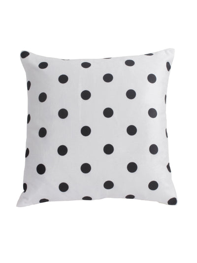 Black & White Set of 5 Velvet 16 Inch x 16 Inch Cushion Covers
