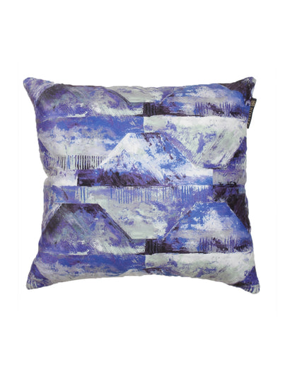 Polyester Velvet Fabric Abstract Cushion Cover 16x16 Set of 8 - Multicolor
