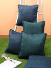 Green & Blue Set of 5 Cushion Covers