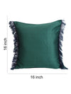 Green Set of 5 Polyester 16 Inch x 16 Inch Cushion Covers