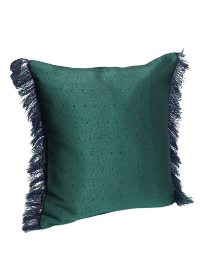 Green Set of 5 Polyester 16 Inch x 16 Inch Cushion Covers
