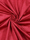 Romee Red Solid Patterned Set of 1 Door Curtains