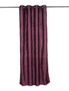 Romee Purple Leafy Patterned Set of 1 Door Curtains