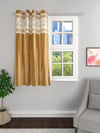 Romee Gold Jacquard Set of 1 Curtain Door Curtains