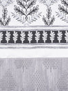 Romee Grey Jacquard Set of 1 Curtain Door Curtains