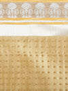 Romee Gold Ethnic Motifs Patterned Set of 1 Door Curtains