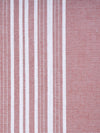 Maroon & White Set of 2 Stripes Room Darkening Door Curtain