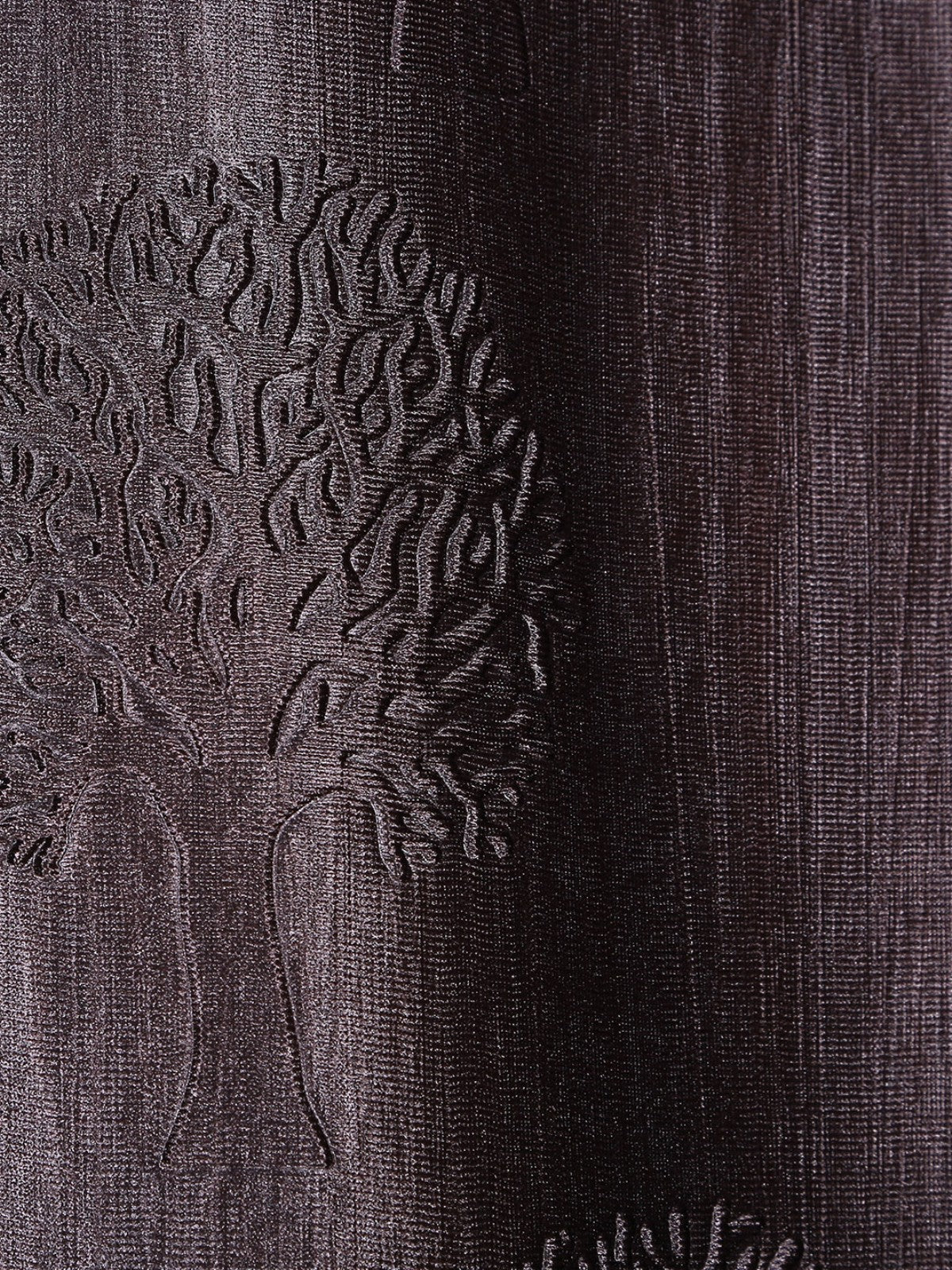 Romee Coffee Brown Tree Patterned Set of 2 Door Curtains