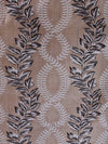 Romee Beige & Brown Floral Patterned Set of 2 Window Curtains