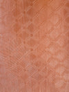 Romee Orange Geometric Patterned Set of 2 Door Curtains