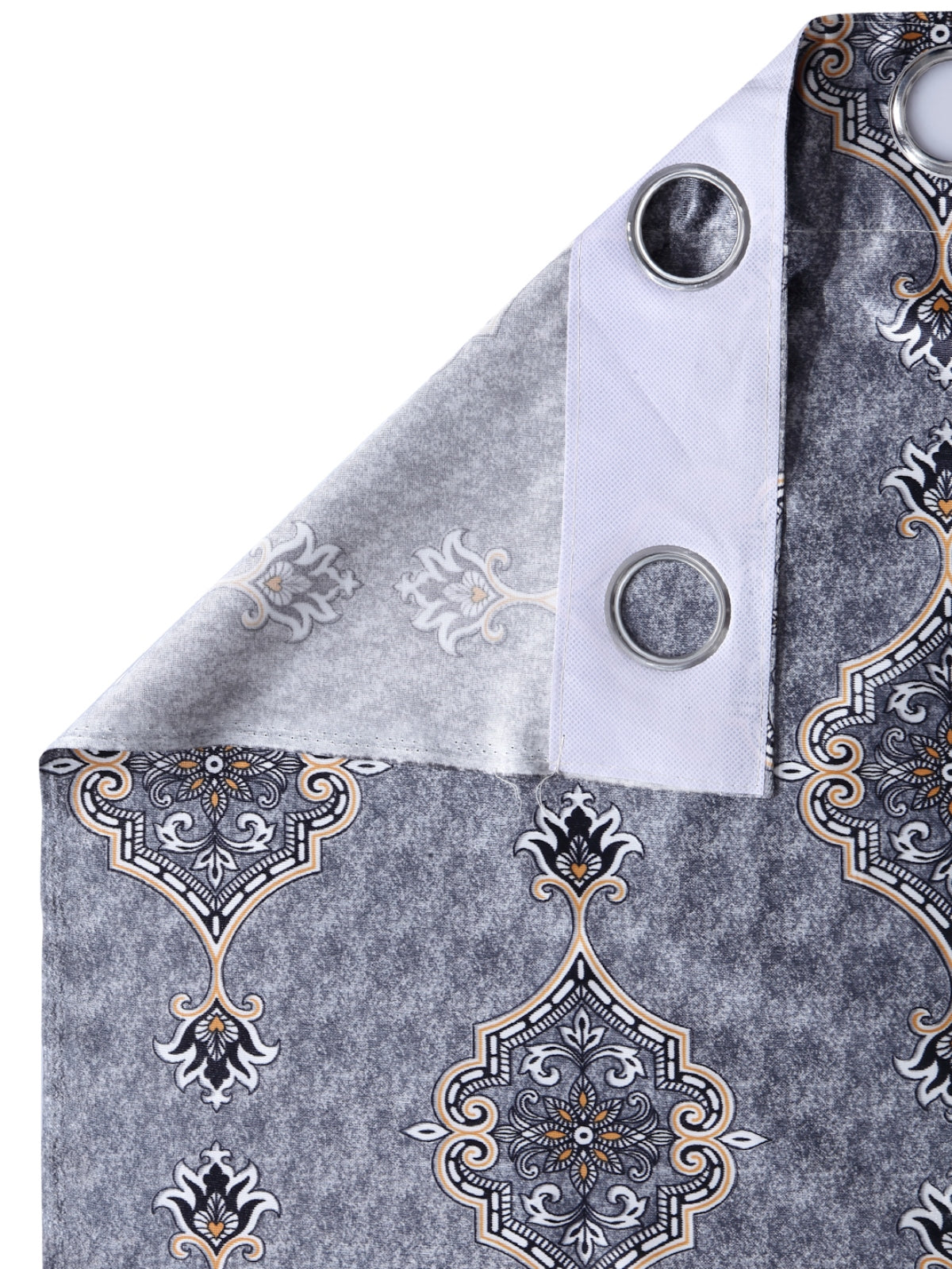 Romee Blue Ethnic Motifs Patterned Set of 2 Door Curtains
