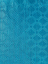 Romee Turquoise Blue Geometric Patterned Set of 2 Long Door Curtains