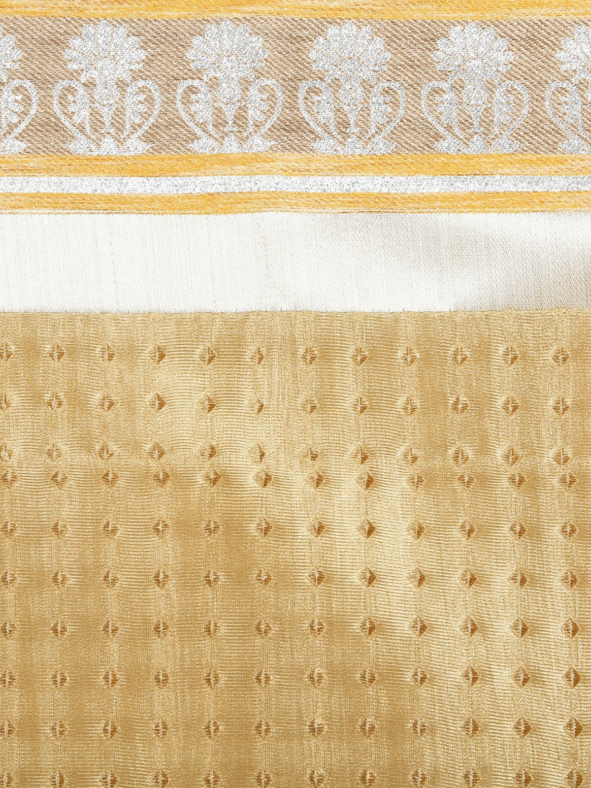 Romee Gold Jacquard Set of 2 Curtain Door Curtains