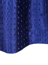 Romee Royal Blue Floral Patterned Set of 2 Long Door Curtains