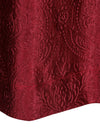 Romee Maroon Jacquard Set of 2 Curtain Door Curtains