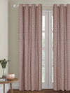 Romee Beige Beige Set of 1 Door Curtains