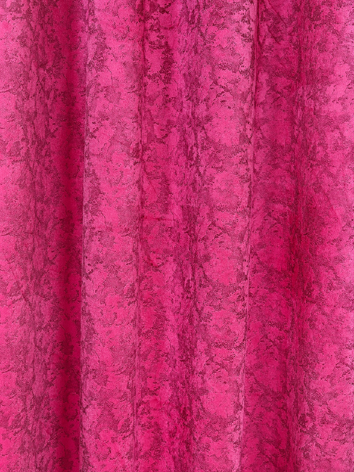 Romee Pink Texture Patterned Set of 2 Window Curtains