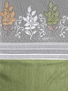 Romee Green Floral Patterned Set of 2 Door Curtains