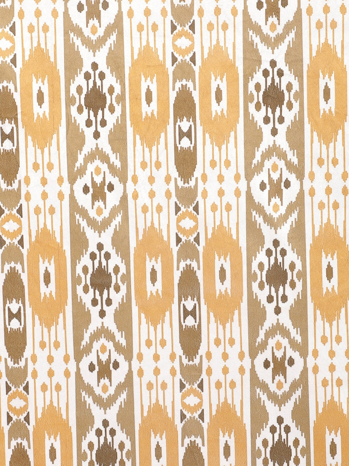 Romee Yellow &Green Ethnic Motifs Patterned Set of 1 Door Curtains