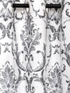 Romee Silver Ethnic Motifs Patterned Set of 1 Door Curtains